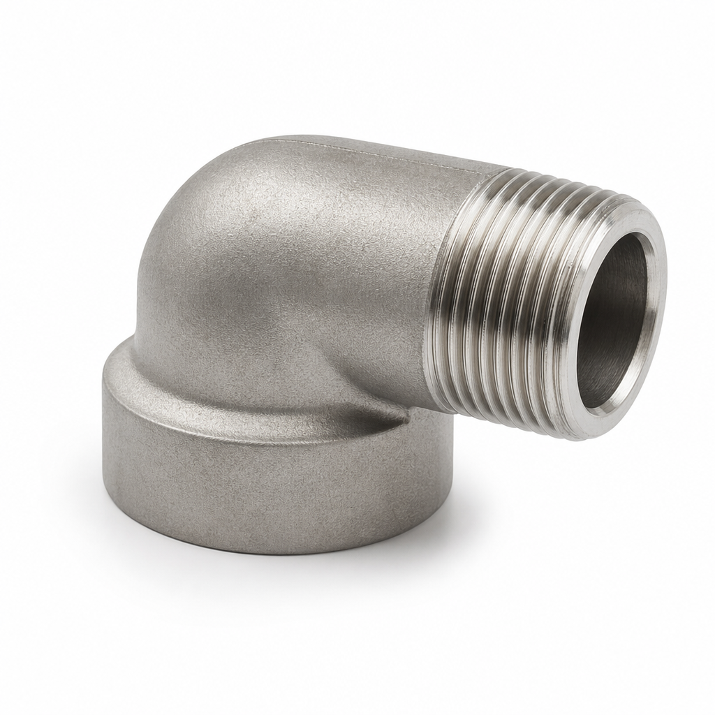 COUDE 90° MALE FEMELLE INOX 316L