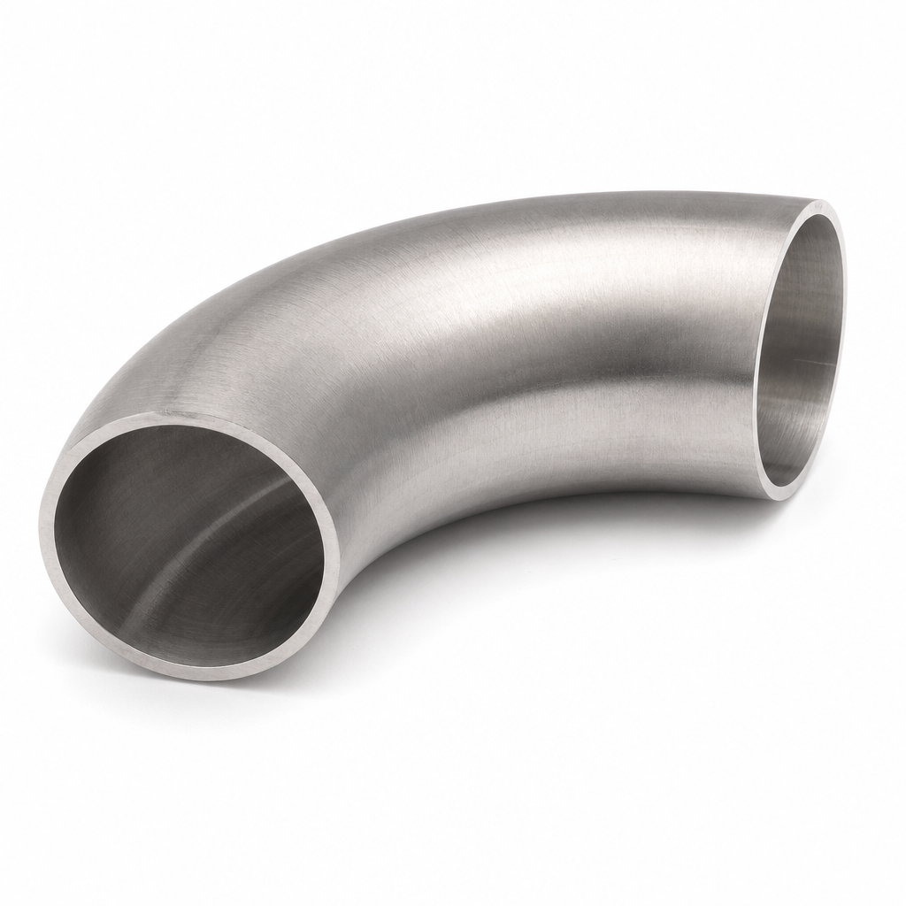 COUDE ROULE SOUDE INOX 1.5D 90° METRIQUE