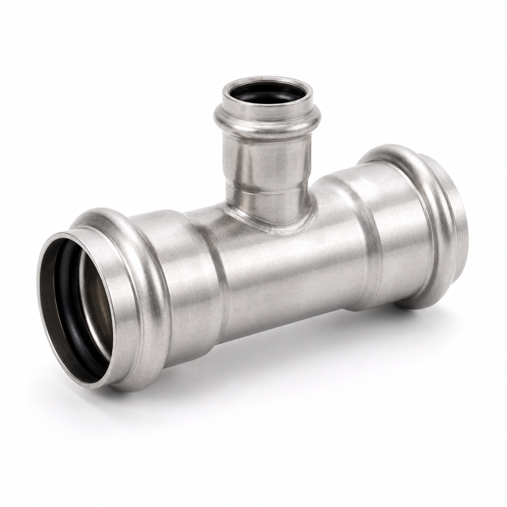 TE REDUIT ACS A SERTIR INOX 316L EPDM