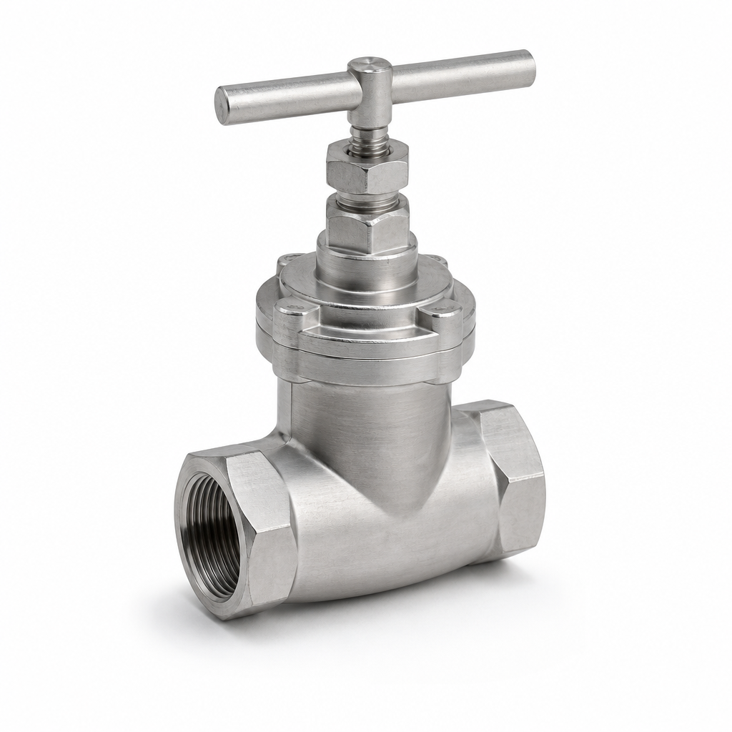 VANNE TOUT INOX 316 PASSAGE DIRECT A OPERCULE F/F