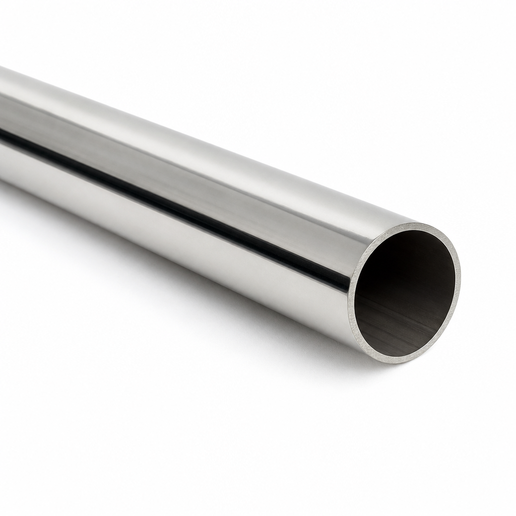 TUBE SOUDE INOX 316L ACCASTILLAGE, POLI MIROIR SOUS GAINE