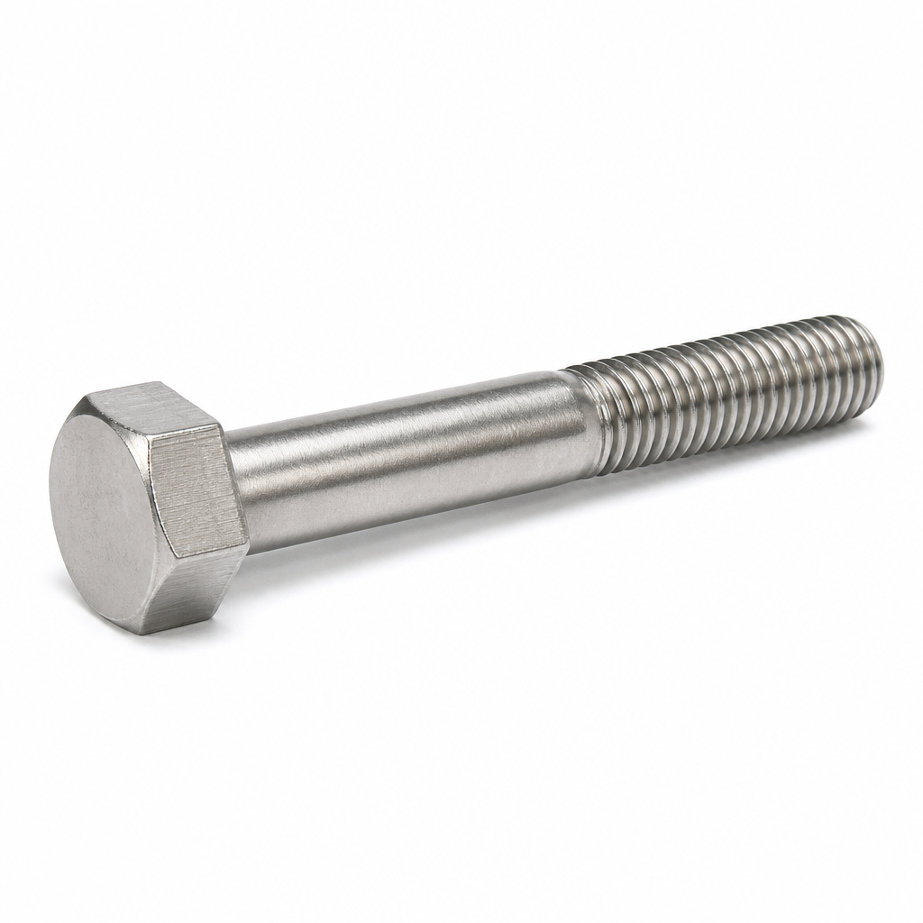 VIS TETE HEXAGONALE PARTIELLEMENT FILETÉE INOX A4