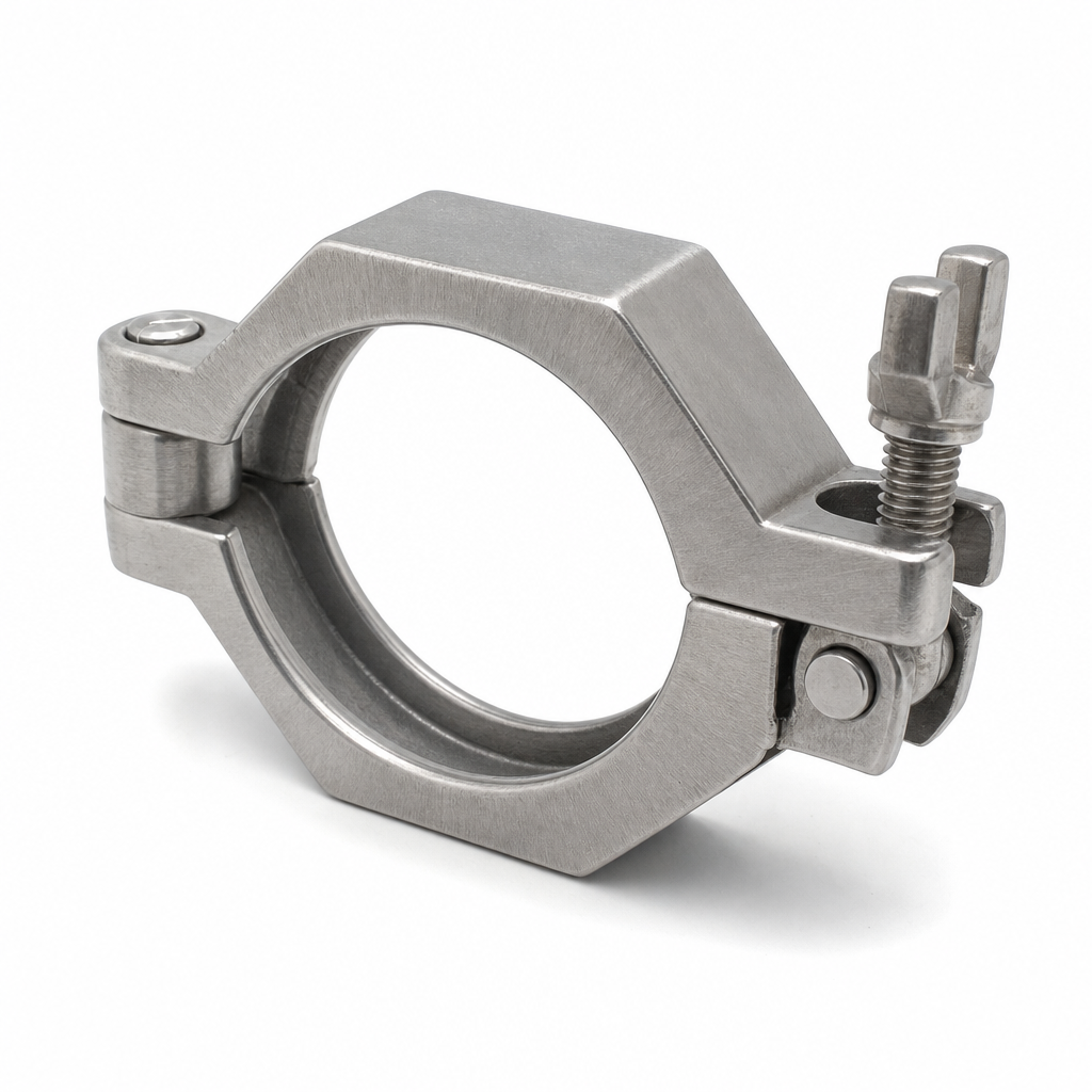 COLLIER HEXAGONAL ALIMENTAIRE ARTICULE A VISSER 304L SMS