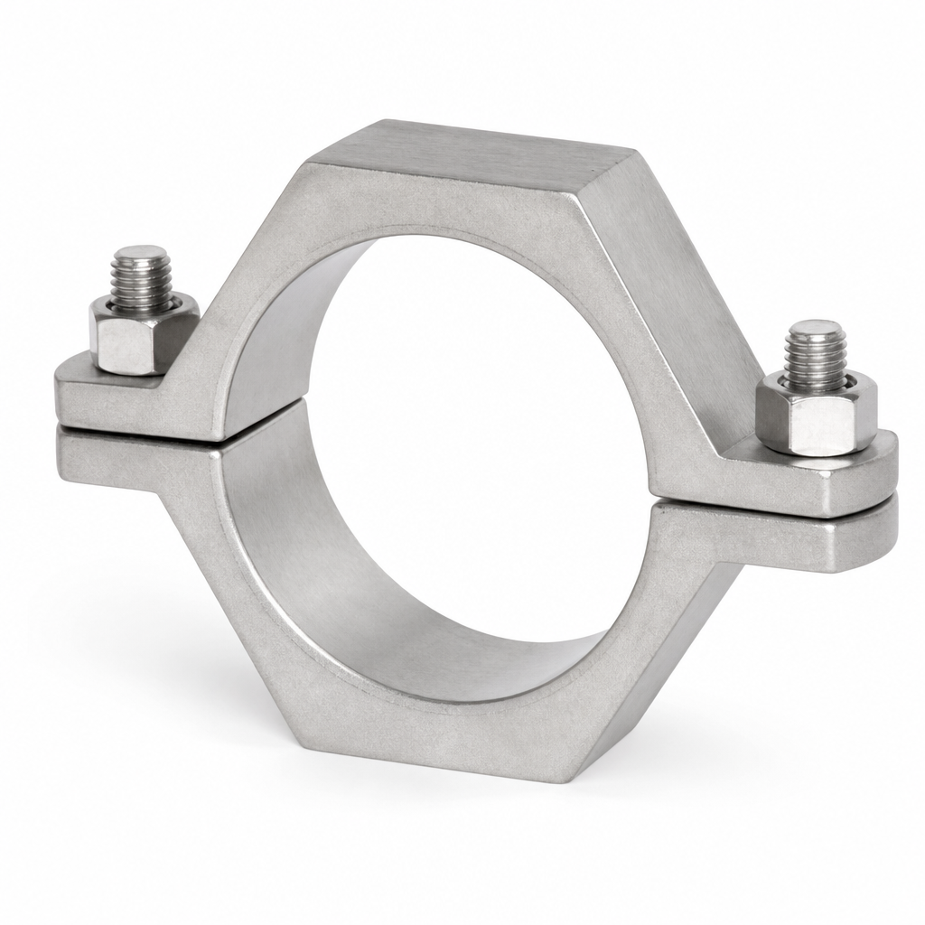 COLLIER HEXAGONAL ALIMENTAIRE 2 PARTIES A SOUDER 304L