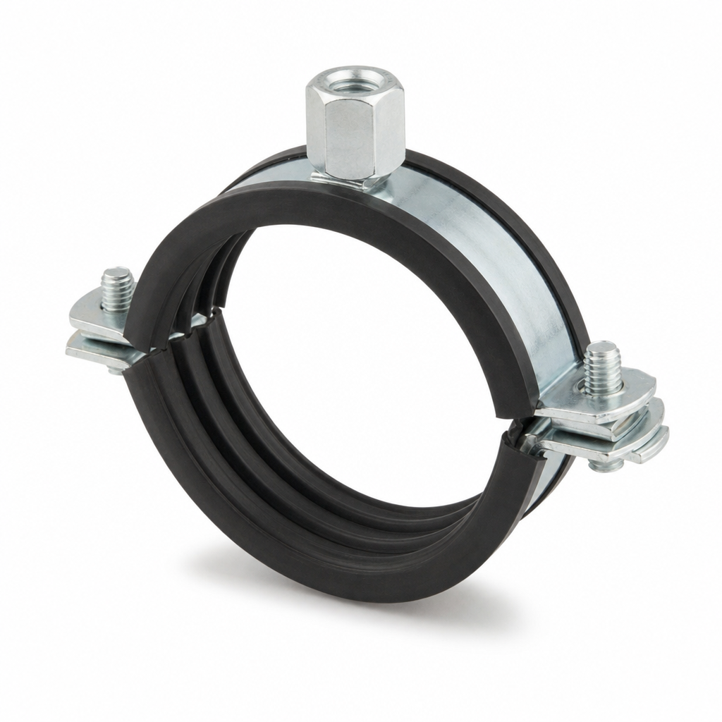 COLLIER DE FIXATION ZINGUEE AVEC ISOLATION